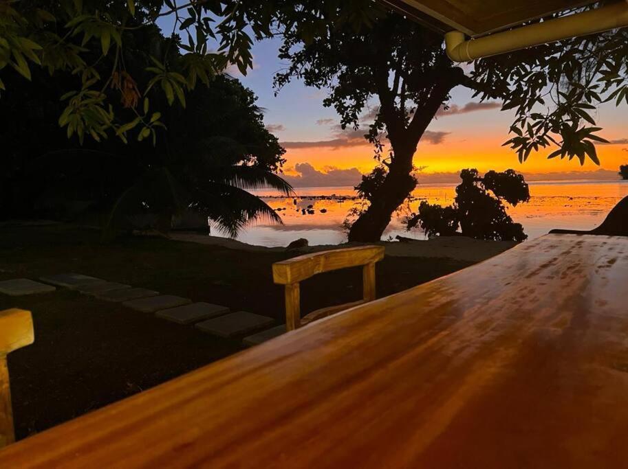 Bungalow Tiarii, Avec Acces Direct A Une Plage Privee Tevaitoa Eksteriør bilde