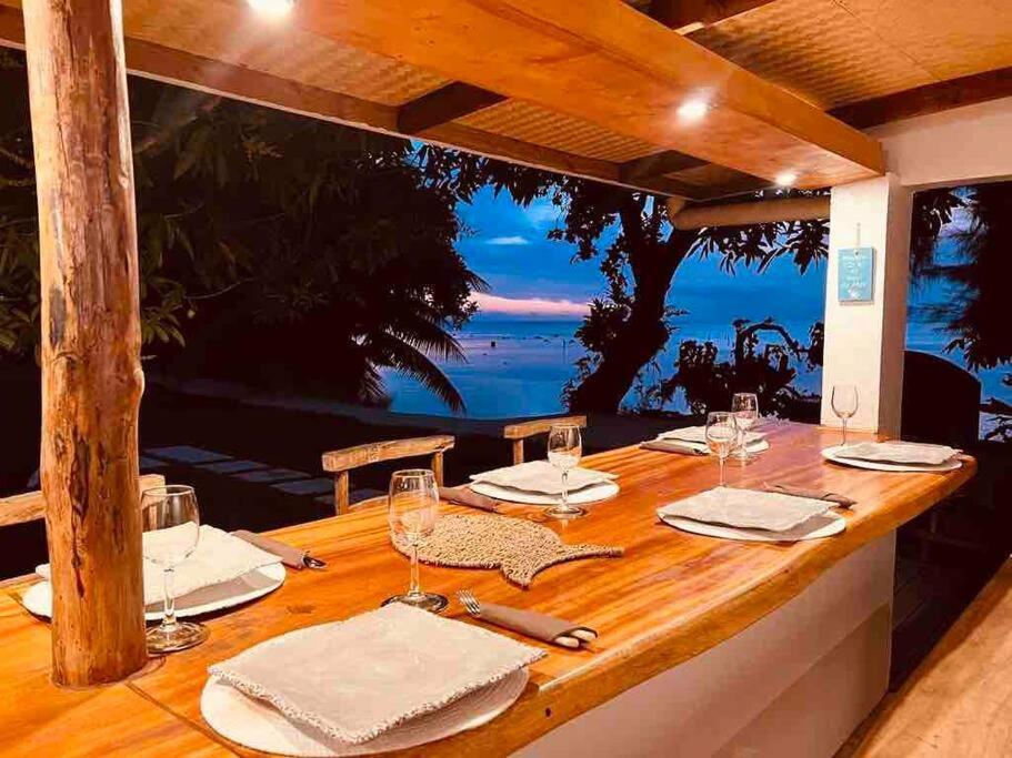 Bungalow Tiarii, Avec Acces Direct A Une Plage Privee Tevaitoa Eksteriør bilde